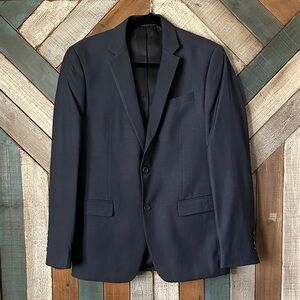 Egara Dark Grey/Blue Men's Suit